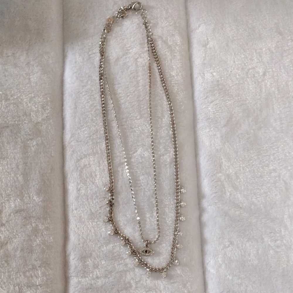 Elegant Silver Necklace Set